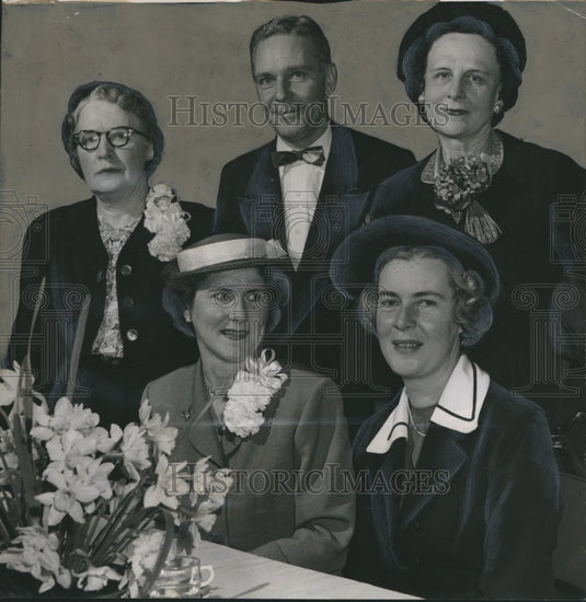 1952 Press Photo Officers of the Children's Aid Society, Community Chest Agency-Historic Images