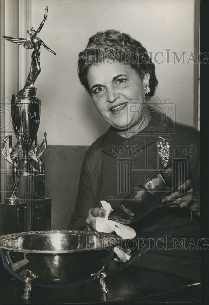 1958 Press Photo Chairwoman Mrs. C. W. Daniel, Clubwoman, Third District Prize - Historic Images