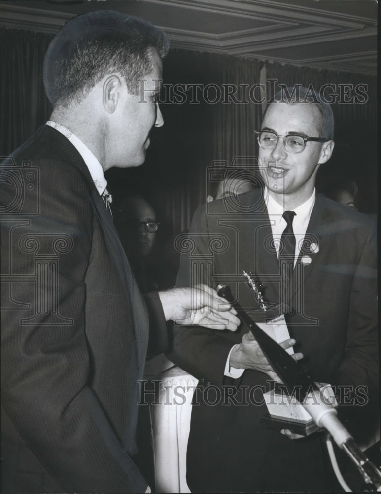 1962, Julian Butler gets award Outstanding Young Democrat of the Year - Historic Images