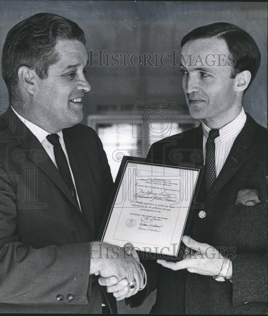 1966, Gene Welsh, U.S. Public Health Service & Dr. J. Carroll Chamber - Historic Images