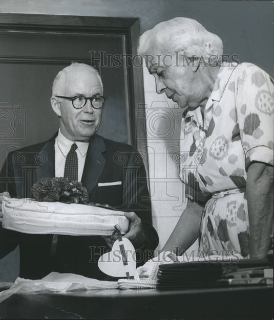 1965, Judge Seybourn H. Lynne. U.S. Commissioner & Louise O. Charlton - Historic Images