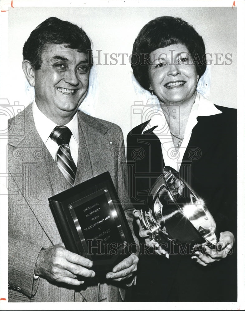 1979 Press Photo Dr. Clanton, Dentist &amp; Latham honored with award in Alabama - Historic Images