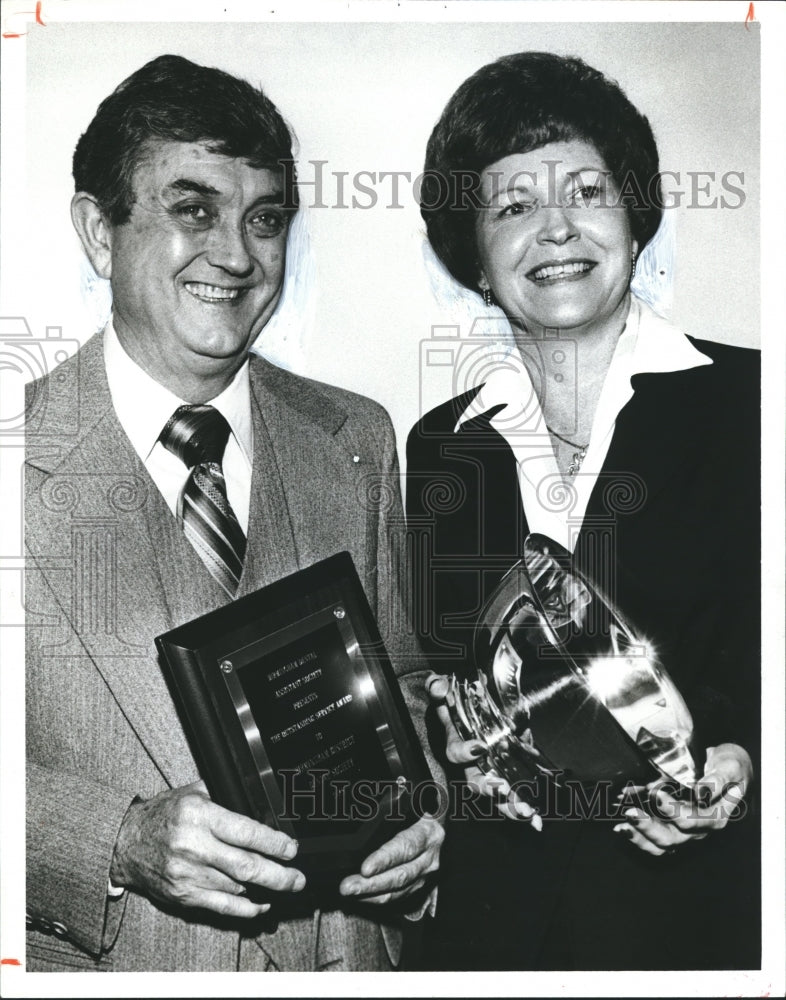 1979 Press Photo Dr. Clanton, Dentist & Latham honored with award in Alabama - Historic Images