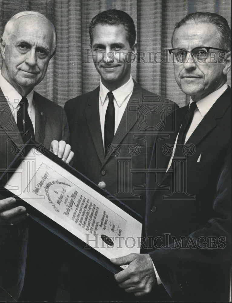 1964, Doctor Emmett B. Carmichael and Others at Award Ceremony - Historic Images