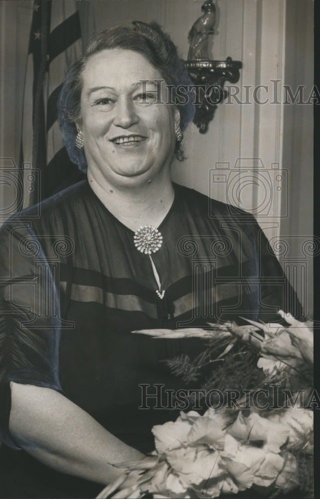 1960, President of Alabama Clubbers, Mrs. J.A. Britain, Jasper, AL - Historic Images