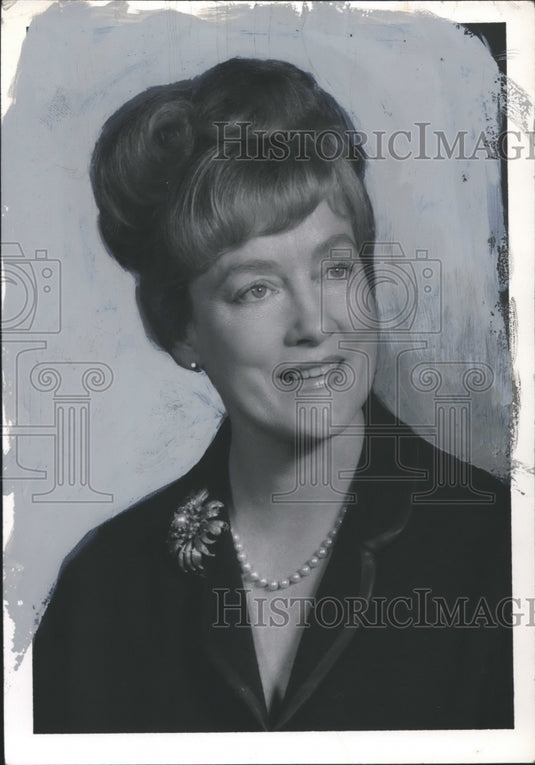 1967, Mrs. Cecil Buck, Salvation Army Auxiliary President - abno01256 - Historic Images