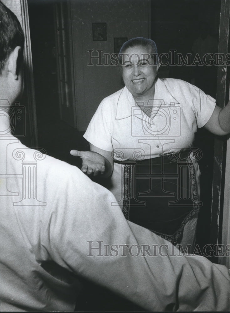 1969, Mrs. Rose Cole is housemother at 'halfway' house - abno01406 - Historic Images