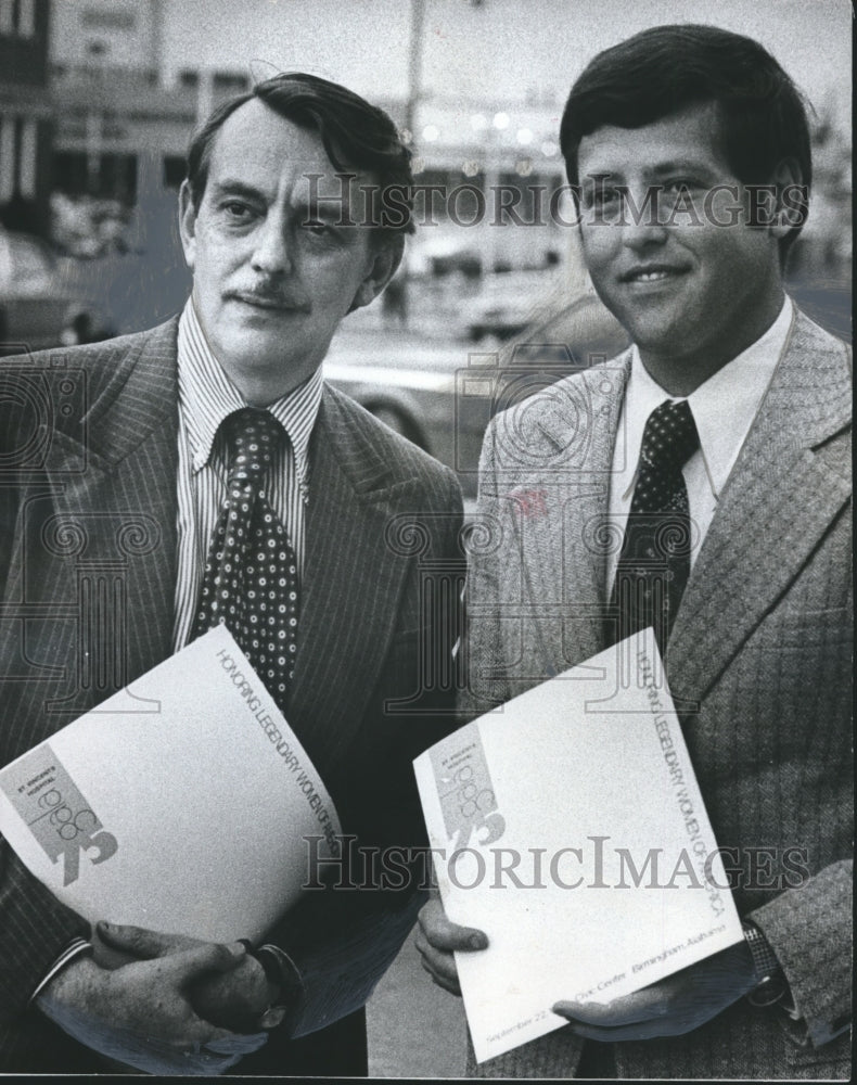 1973, chairmen for Gala &#39;75, George Delfavero &amp; Eddie Leitman - Historic Images