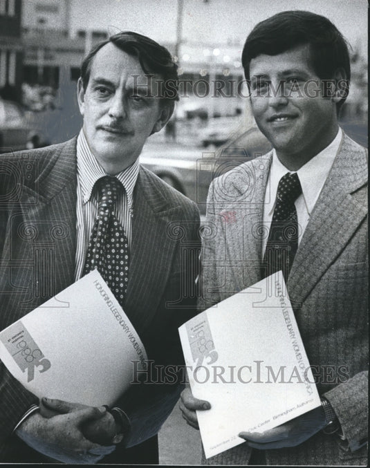 1973, chairmen for Gala '75, George Delfavero & Eddie Leitman - Historic Images