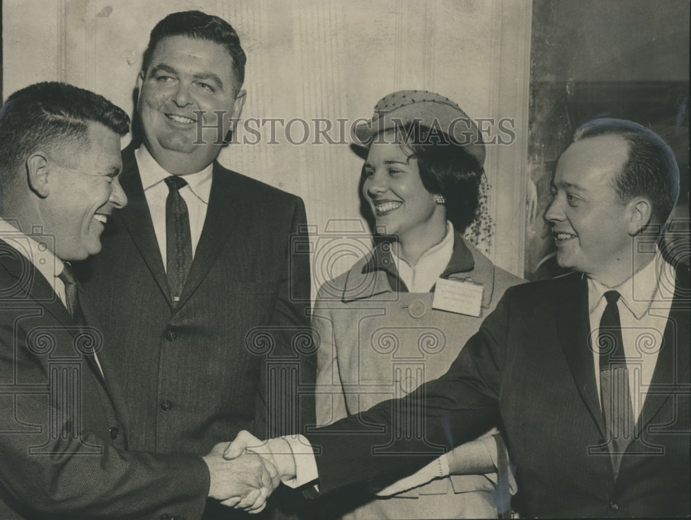 1960 Press Photo Officers of Alabama Young Democrats meet - abno01587 - Historic Images