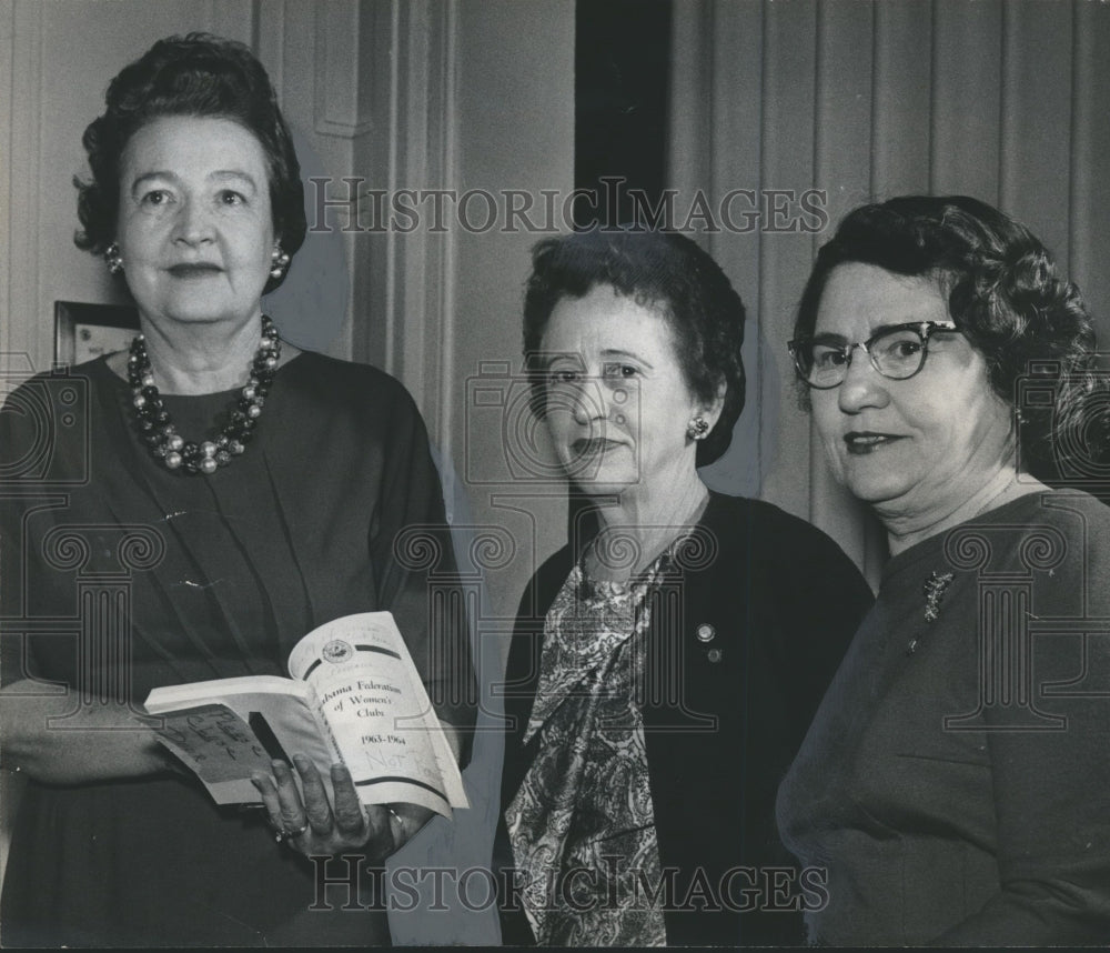 1964 Press Photo Alabama Federation of Women's Club hostesses, Birmingham - Historic Images