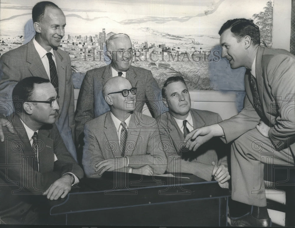 1956 Press Photo Birmingham Real Estate Board - Andrew Park, Other Officers - Historic Images