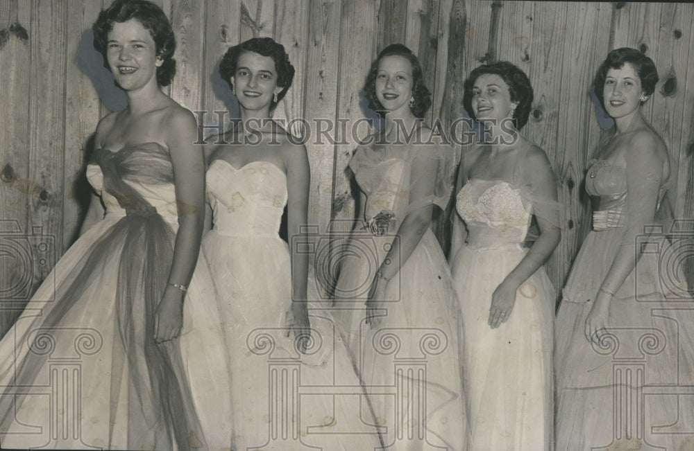 1955, Bibb County Maid of Cotton contestants, winners, Centreville - Historic Images