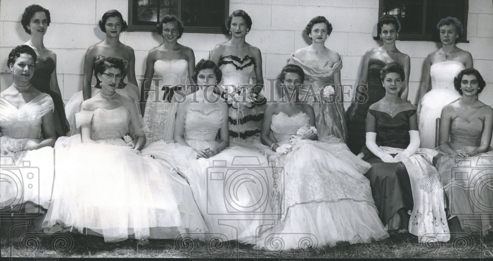 1955, Pickens County Maid of Cotton contestants, winners, Alabama - Historic Images