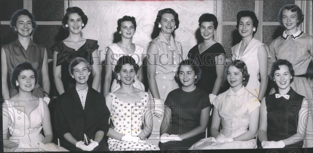 1955, Jefferson County Maid of Cotton contestants, Alabama - Historic Images