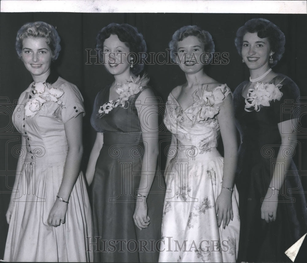 1955, Coosa County Maid of Cotton Contestants - abno01700 - Historic Images