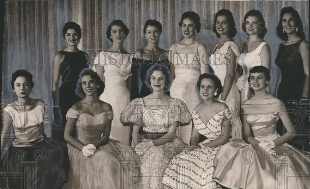 1957, Jefferson County Maid of Cotton Contestants - abno01704 - Historic Images