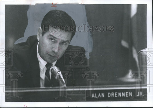 1967 Press Photo Alan Drennen Jr., Birmingham, Alabama City Council - abno01714 - Historic Images
