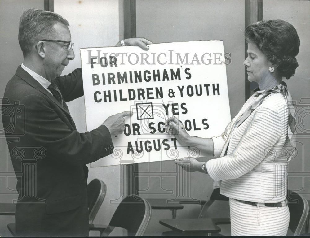 1965 Press Photo Parent-Teacher Association - Education Campaign, Birmingham - Historic Images