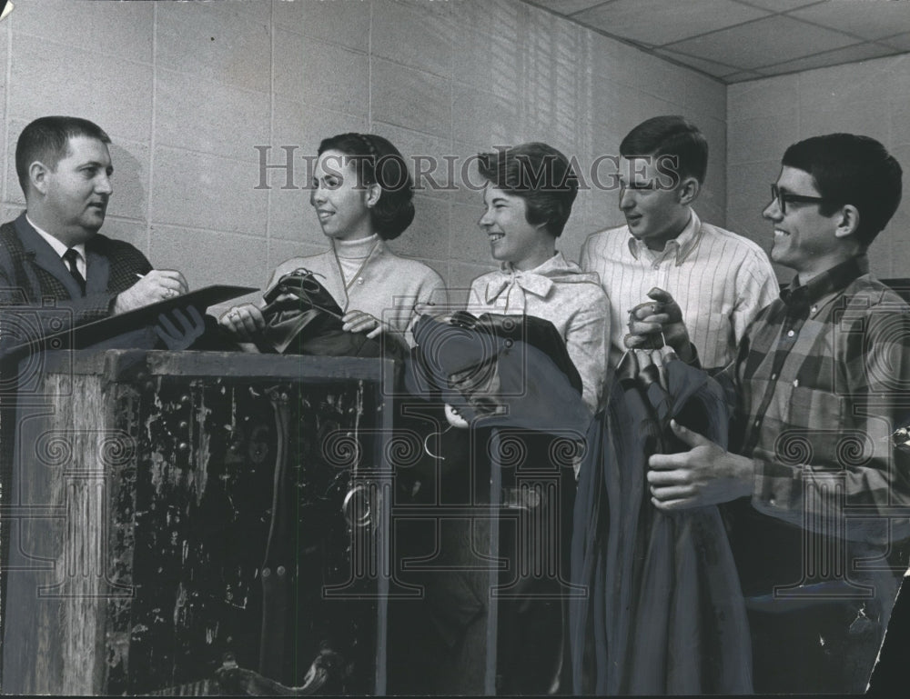 1967 Press Photo Samford University - L. Gene Black and Choir, Alabama - Historic Images