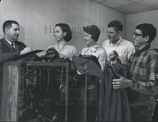 1967 Press Photo Samford University - L. Gene Black and Choir, Alabama - Historic Images