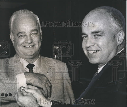 1969 Press Photo Roper Dial Honored at Opening of Sears Store in Birmingham - Historic Images