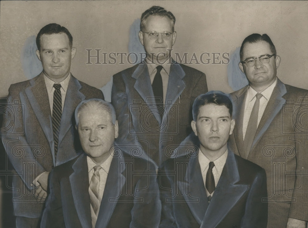 1957 Press Photo Five Points YMCA Directors - abno01803 - Historic Images