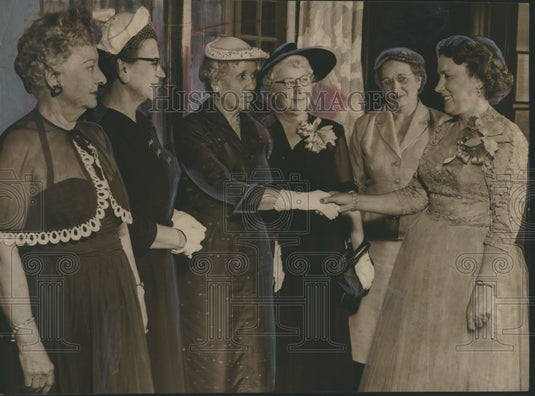 1955, Coterie Club Members Celebrate 30th Anniversary - abno01833 - Historic Images
