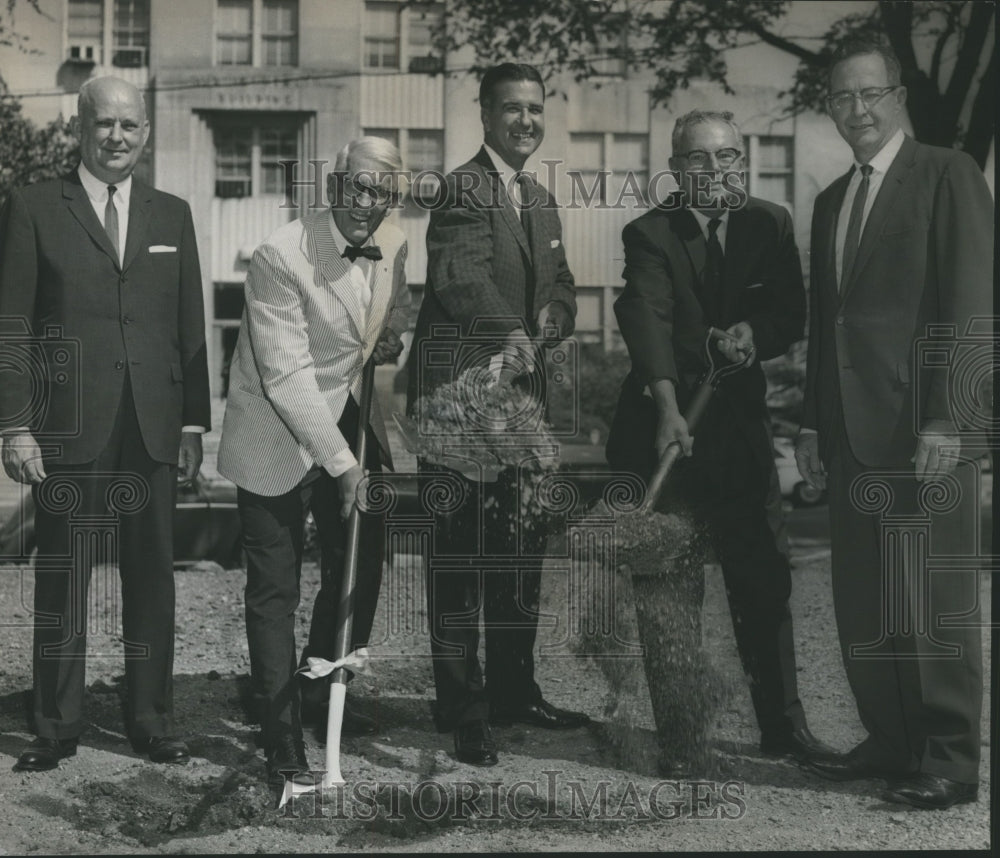 1962 Press Photo Groundbreaking Ceremony for Engineering School - abno01845 - Historic Images