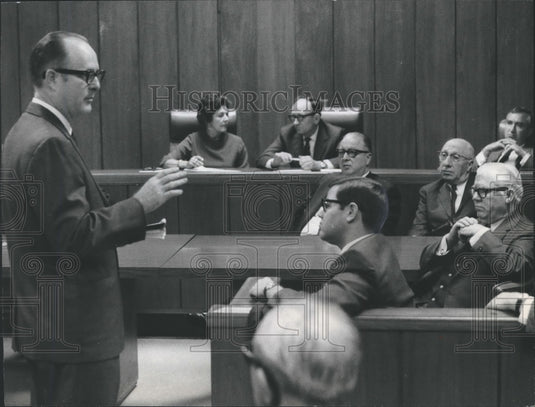 1970 Jefferson County Schools Superintendent Dr. J. Revis Hall - Historic Images