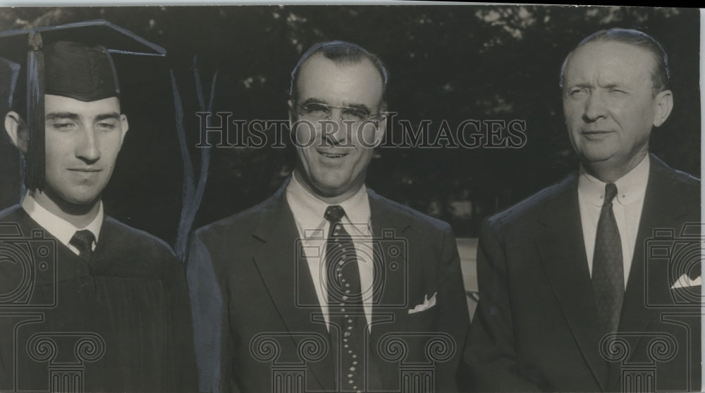 1954 Press Photo Jacksonville State University graduation participants, Alabama - Historic Images