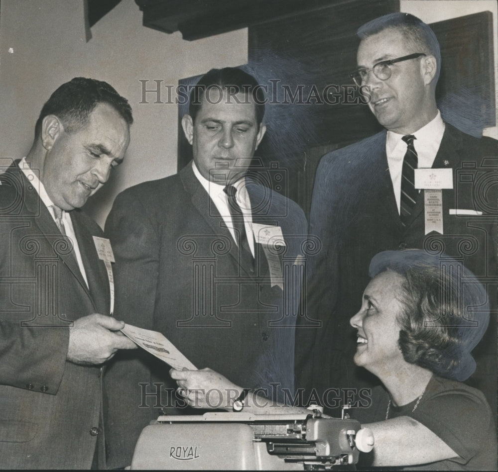 1965, Attendees of the Alabama Fraternal Order of Police Conference - Historic Images