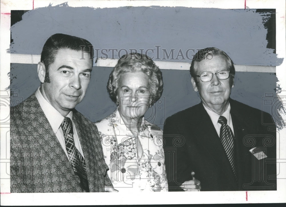 1976, Judge Russ Bell with Others planning Volunteer Workshop - Historic Images