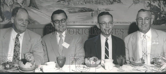 1956 Alabama and Georgia businessmen get-together in Birmingham - Historic Images