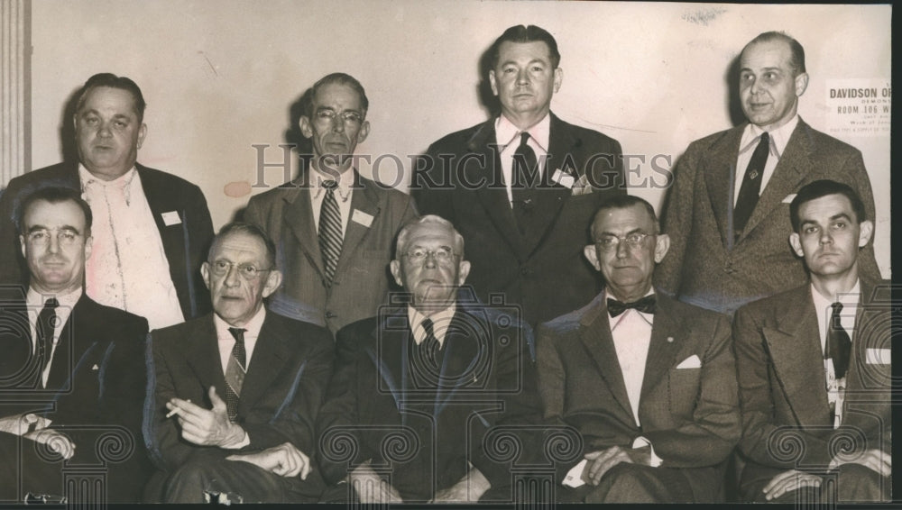 1954, Past presidents of Alabama Press Association in Montgomery - Historic Images