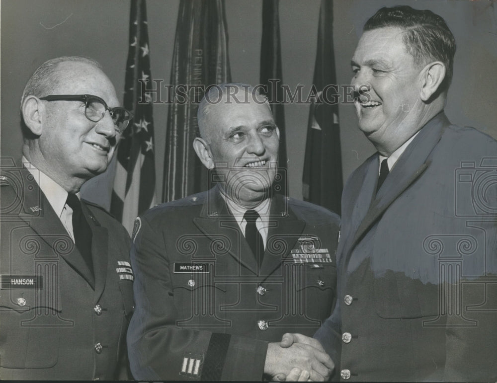 1964 Press Photo Veteran Alabama Army Reservists Are Promoted - abno02027 - Historic Images