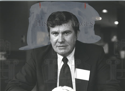 1980, Elbert A. Dood, Former Birmingham Policeman, Security Director - Historic Images