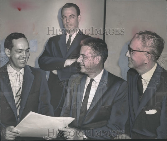 1958 Press Photo New Officers of Birmingham Legal Aid Society at Election Meet - Historic Images