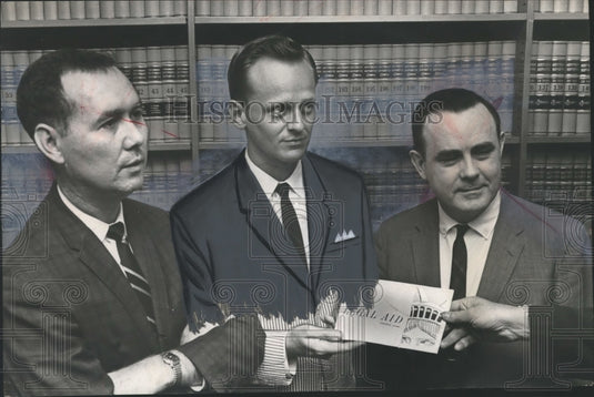 1965 Press Photo Legal Aid Society of Birmingham officers, Alabama - abno02148 - Historic Images
