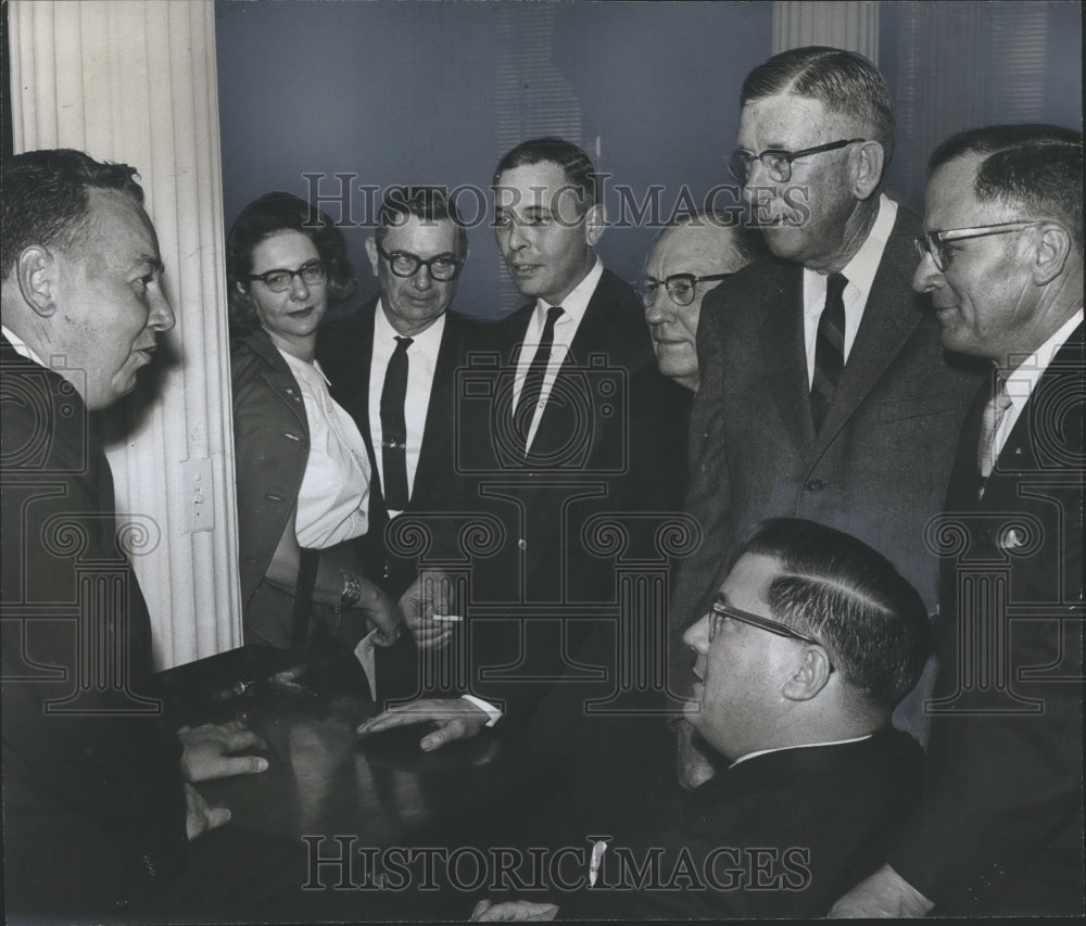 1963 Press Photo Alabama Mental Health Committee Meets - abno02221 - Historic Images