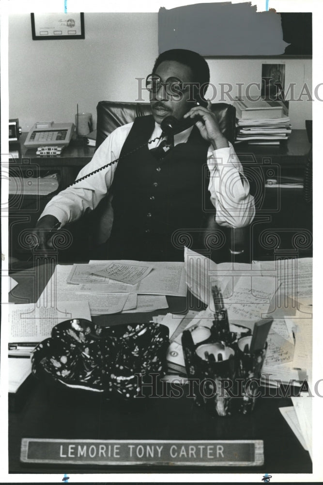 1980 Tony Carter, Aide to Arrington - Historic Images