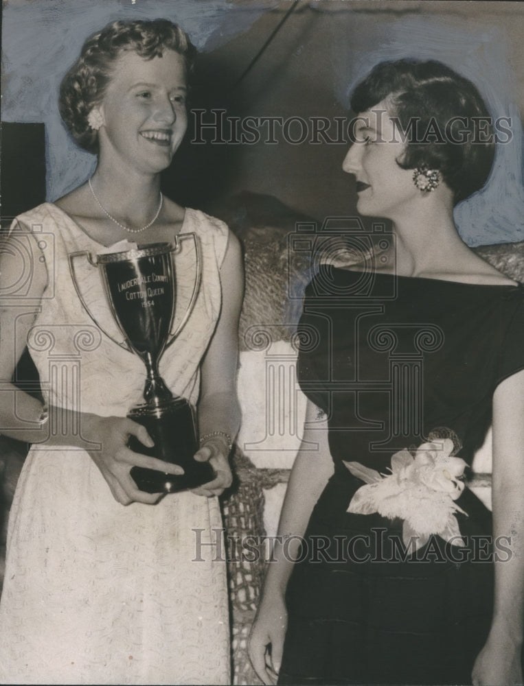 1954, Lauderdale County Maid of Cotton Winner and Alternate - Historic Images