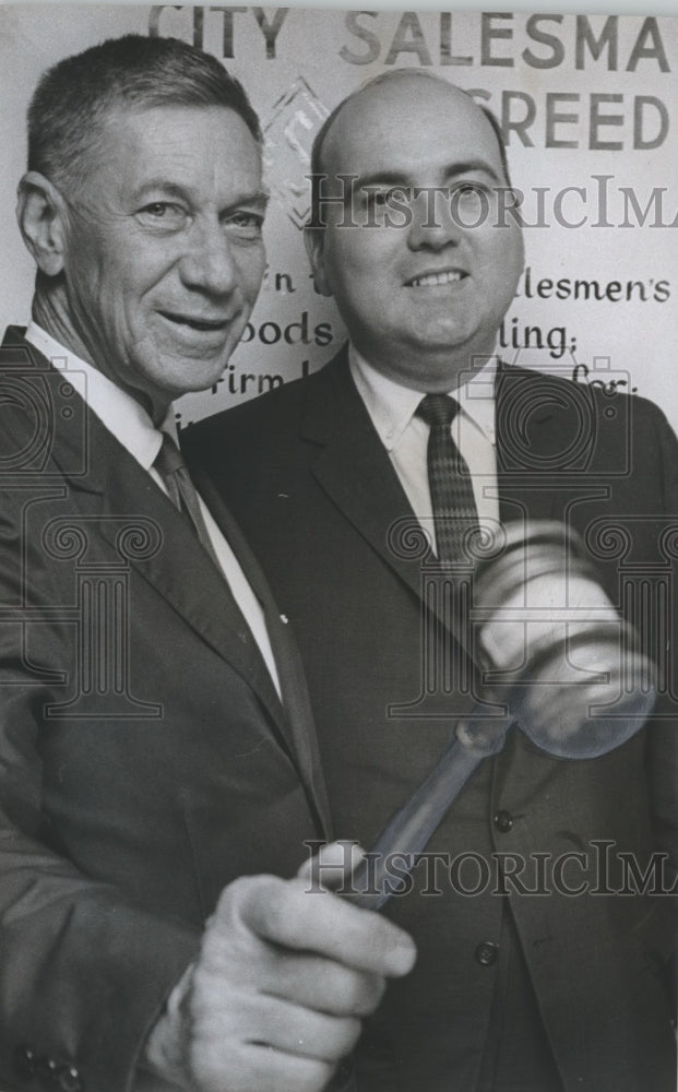 1963, Walter F. Coxe and Keith Williams of City Salesman&#39;s Club - Historic Images