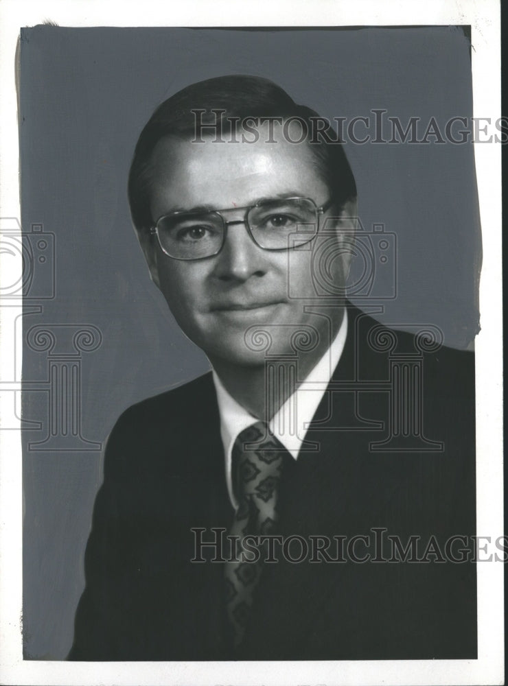 1973 Press Photo Edwin M. Dixon, Harbert Construction Company - abno02460 - Historic Images