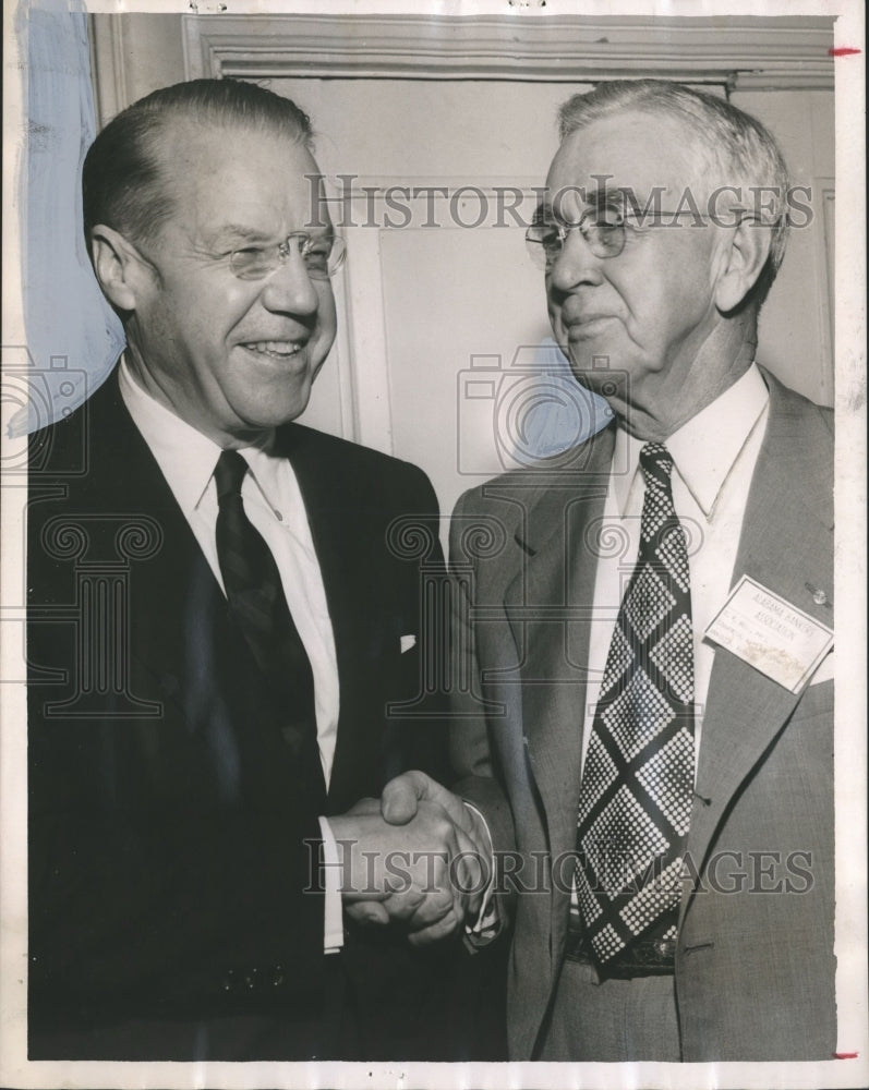 1953 Frank W. Lovejoy and Charles R. Bell, Business Executives - Historic Images