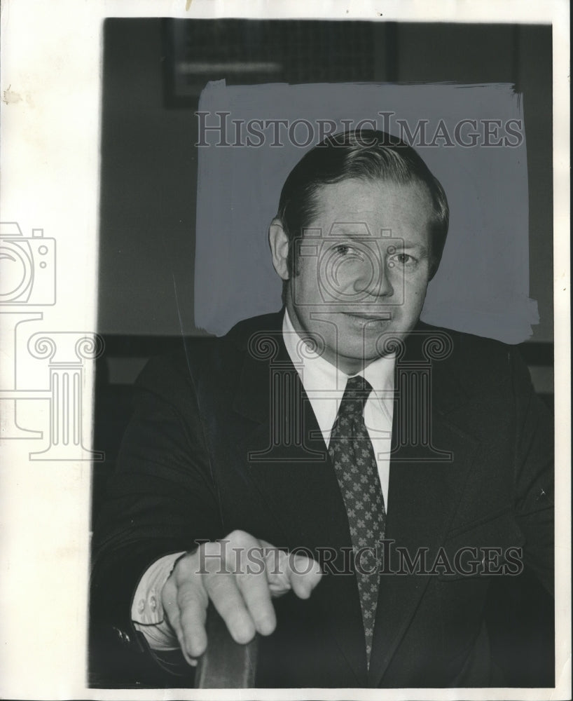 1973 Press Photo William Futrell, Faculty, University of Alabama Law School - Historic Images