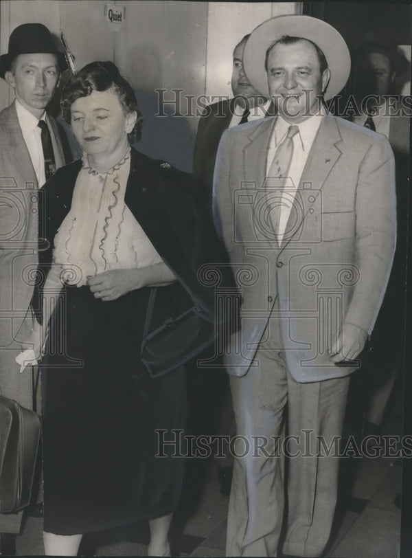 1955, Albert Fuller with Others leaving Phenix City, Alabama Court ...