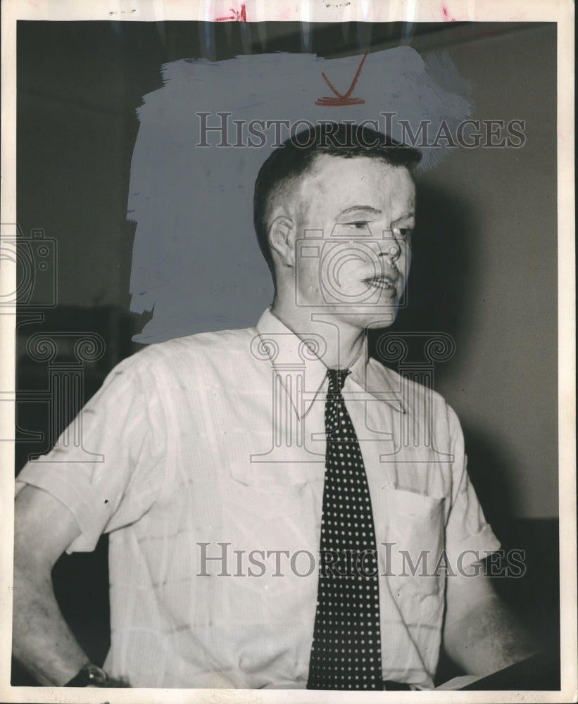 1952 Press Photo Henry (Red) Erwin - abno02597 - Historic Images