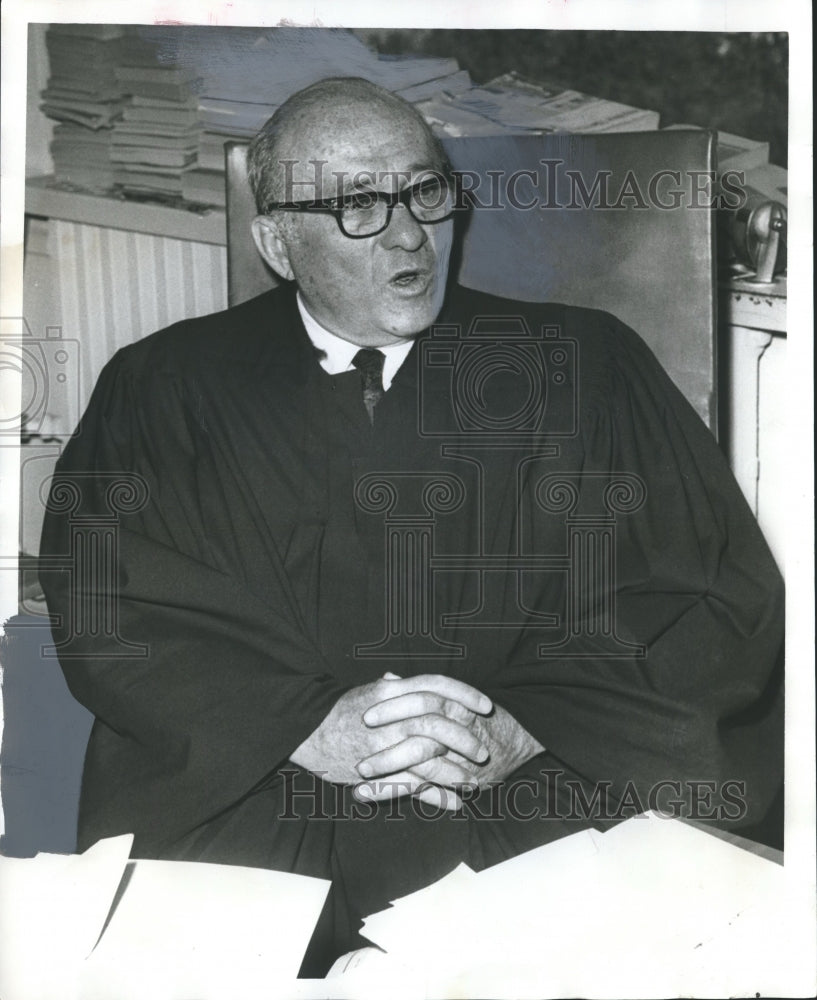 1973 Press Photo Jefferson County Criminal Court Judge Robert W. Gwin - Historic Images