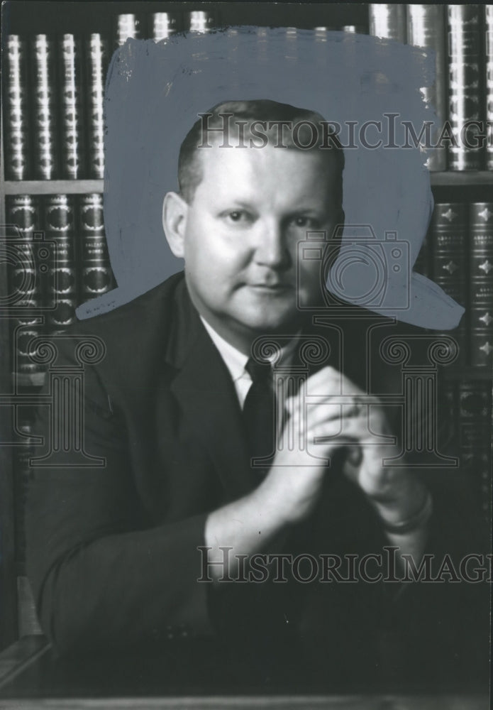 1969 Press Photo Doctor Jack Hale, Principal, Mountain Brook Junior High School - Historic Images